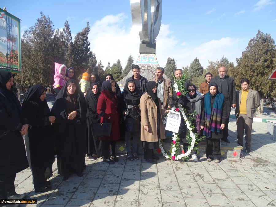 حضور در باغ رضوان وتجدید میثاق دوباره با آرمانهای شهیدان