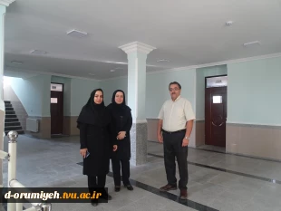 دیدار سرپرست آموزشکده دختران ارومیه با آقای قانع یکی از خیرین شهرستان ارومیه  2