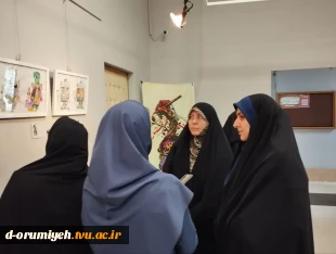 برپایی نمایشگاه گروهی دانشجویی "طراحی کارکتر" توسط آموزشکده فنی و حرفه‌ای دختران ارومیه  4