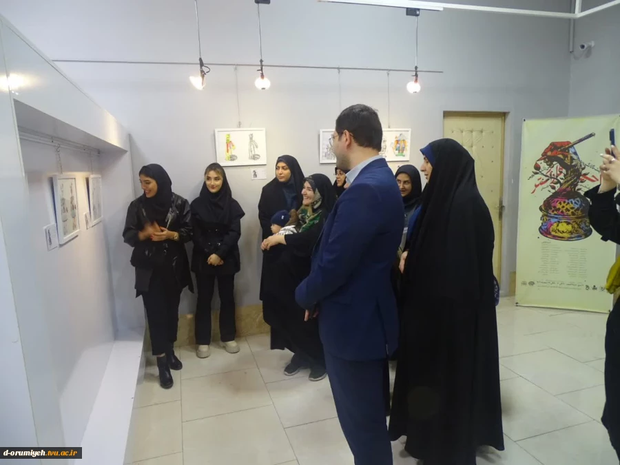 برپایی نمایشگاه گروهی دانشجویی "طراحی کارکتر" توسط آموزشکده فنی و حرفه‌ای دختران ارومیه  5